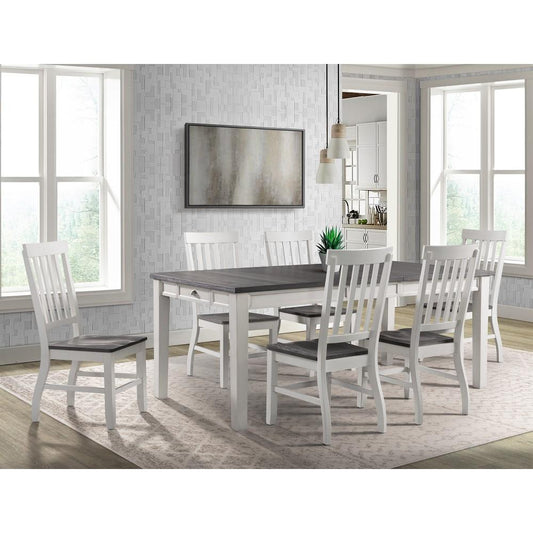 Picket House Furnishings - Jamison Two Tone 7PC Dining Set-Table & Six Chairs - DKY3007PC veiw 1