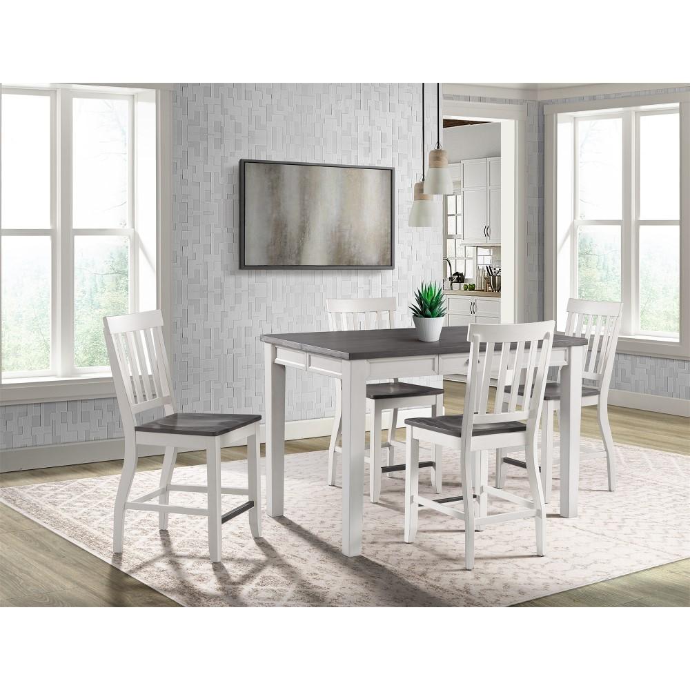 Picket House Furnishings - Jamison Two Tone Counter Height Dining Table with Storage - DKY350CT veiw 4