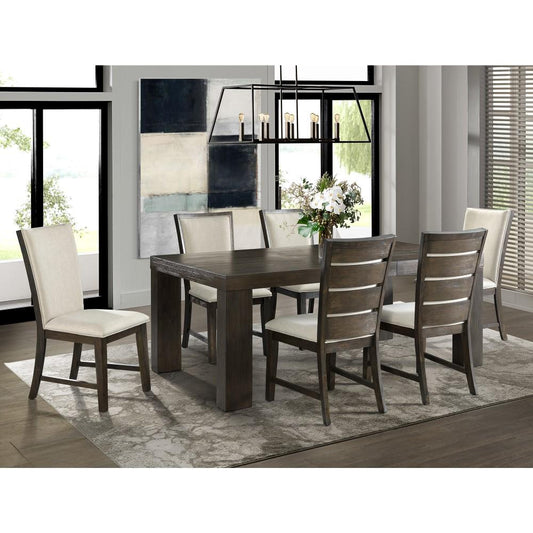 Picket House Furnishings - Jasper 7PC Dining Set-Table & Six Slat Back Chairs - DGD5507PC veiw 1