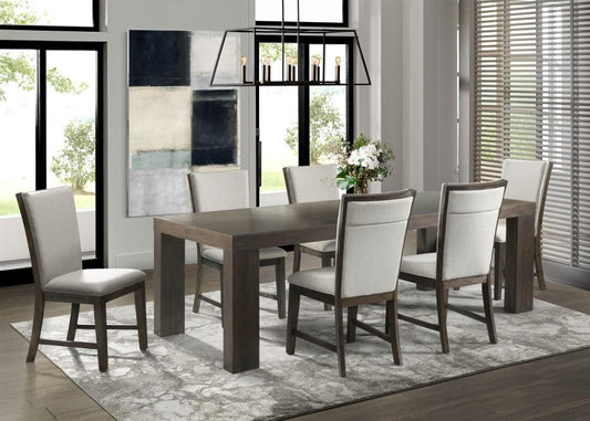 Picket House Furnishings - Jasper 7PC Dining Set-Table & Six Upholstered Side Chairs - DGD1007PC veiw 1