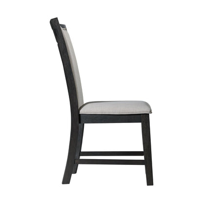 Picket House Furnishings - Jasper Dining Slat Back Side Chair in Black (Set of 2) - DGD850SBC veiw 3