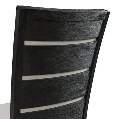 Picket House Furnishings - Jasper Dining Slat Back Side Chair in Black (Set of 2) - DGD850SBC veiw 7