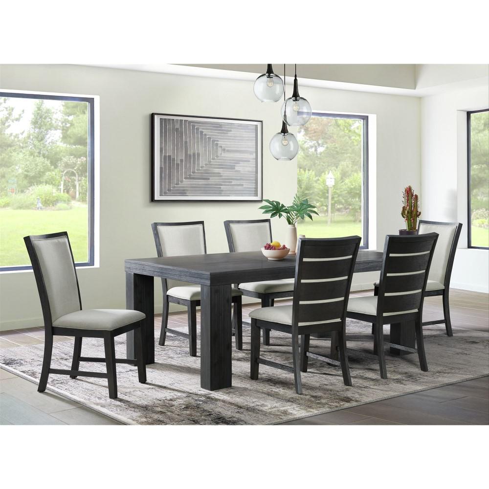 Picket House Furnishings - Jasper Dining Table in Black - DGD818DTB veiw 4