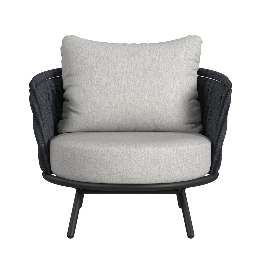 Picket House Furnishings - Java Chairs with Olefin Grey in Dark Grey (Set of 2) - O-19090-8-100 view 2