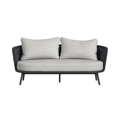Picket House Furnishings - Java Loveseat with Olefin Grey in Dark Grey - O-19090-8-200 view 2