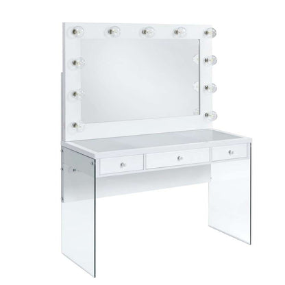Picket House Furnishings - Jayden 2Pc Vanity Set in White - CVJZ2PC veiw 2