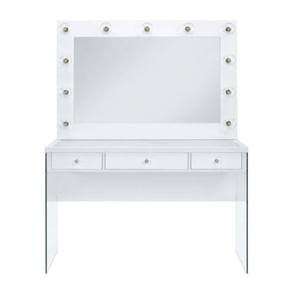 Picket House Furnishings - Jayden 2Pc Vanity Set in White - CVJZ2PC veiw 3