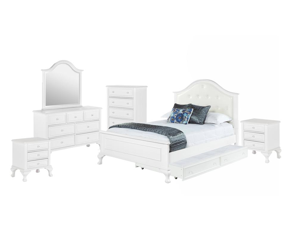Picket House Furnishings - Jenna Full Bed with Trundle 6 PC Set - JS700FT6PC veiw 1