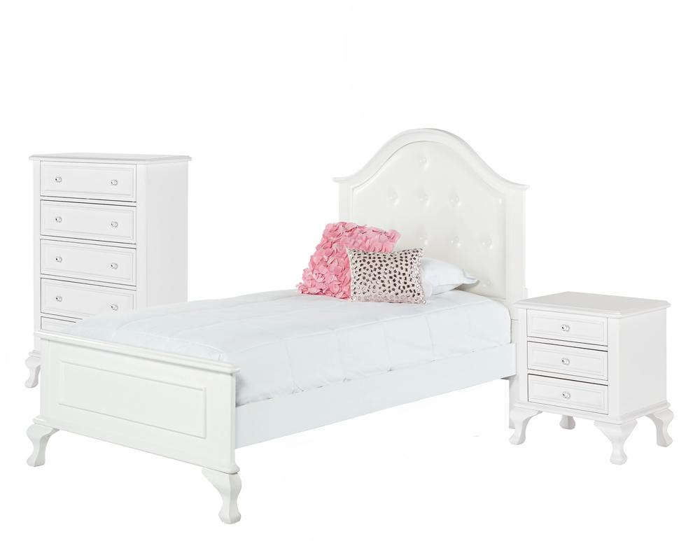 Picket House Furnishings - Jenna Twin Bed 3 PC Set - JS700T3PC veiw 1