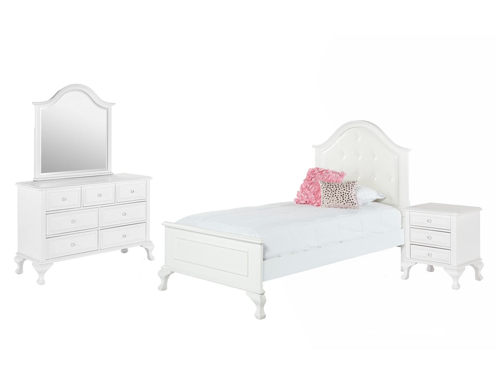 Picket House Furnishings - Jenna Twin Bed 4 PC Set - JS700T4PC veiw 1