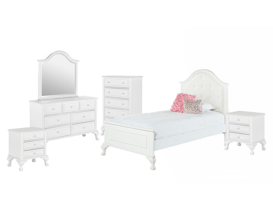 Picket House Furnishings - Jenna Twin Bed 6 PC Set - JS700T6PC veiw 1