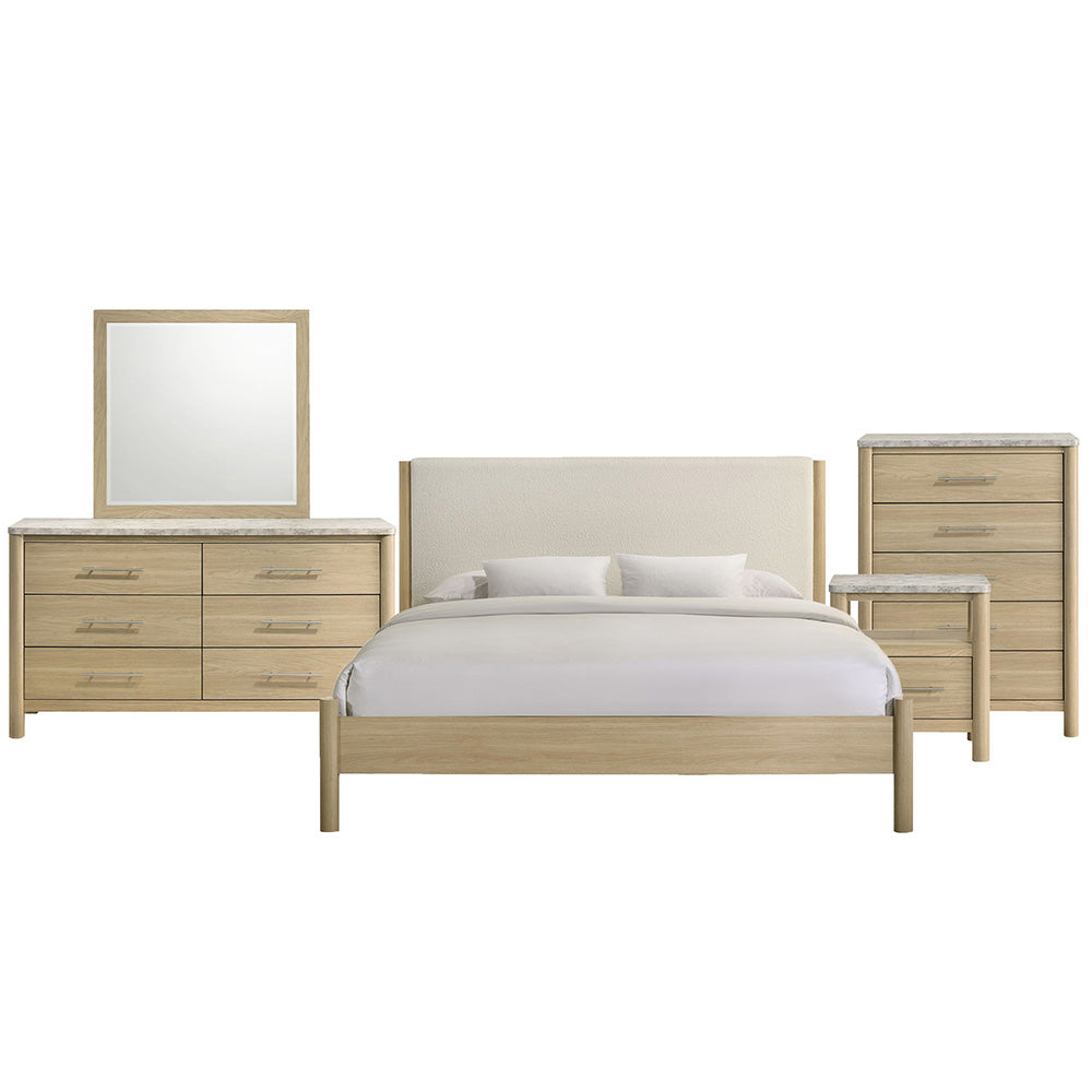 Picket House Furnishings - Joanna King 5PC Bedroom Set in Natural - B-19280-6-KB-5PC view 1