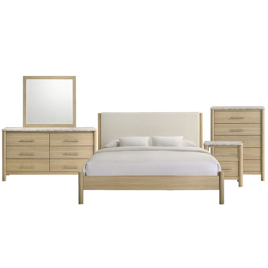Picket House Furnishings - Joanna King 5PC Bedroom Set in Natural - B-19280-6-KB-5PC view 1