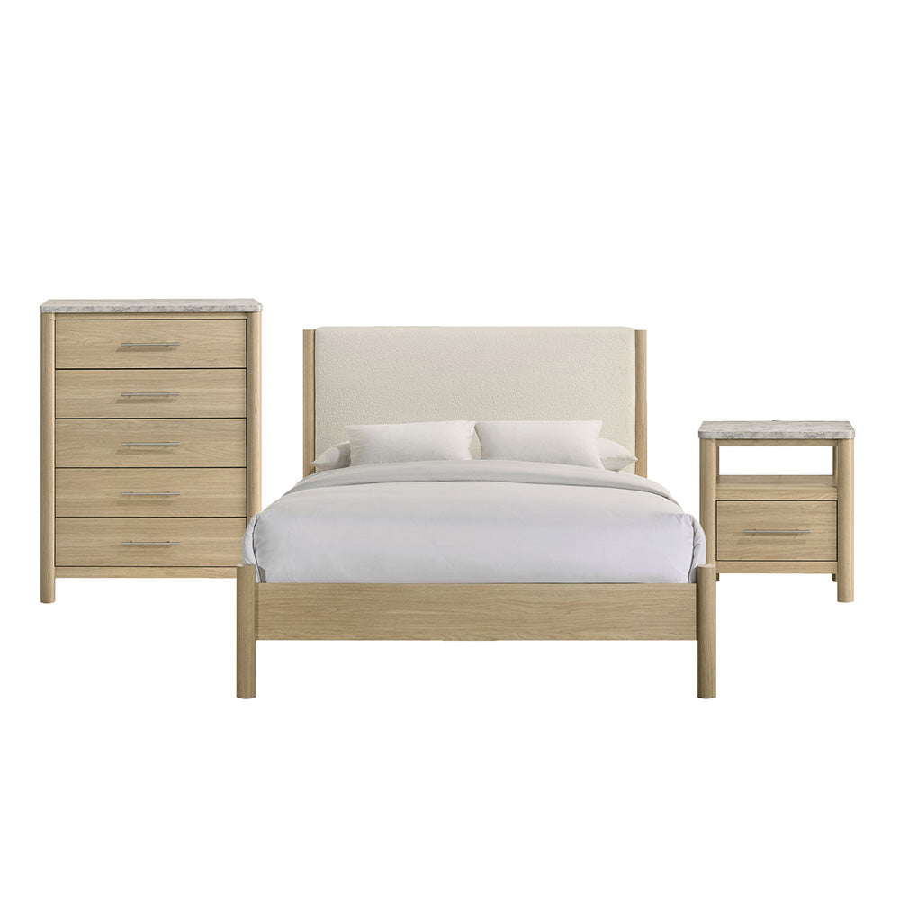 Picket House Furnishings - Joanna Queen 3PC Bedroom Set in Natural - B-19280-6-QB-3PC view 1