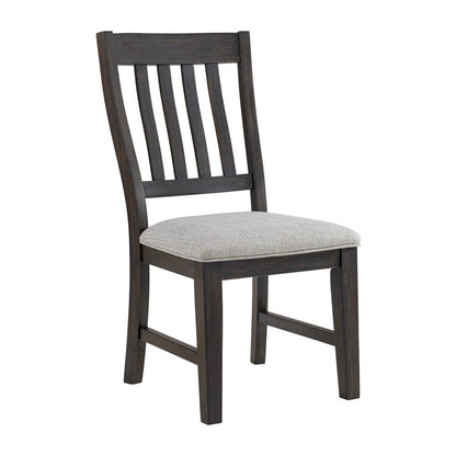 Picket House Furnishings -  Johnshaven 6PC Standard Height Dining Set in Espresso and Brown-Table, Four Chairs & Bench - D-16670-8-DT-6PC view 3