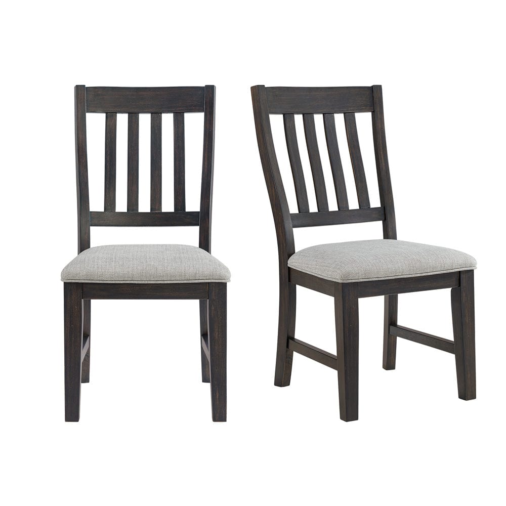 Picket House Furnishings -  Johnshaven Dining Side Chair with Light Grey Fabric in Espresso Set of 2 - D-16670-8-SC view 1