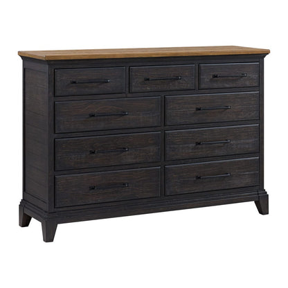 Picket House Furnishings -  Johnshaven  Dresser in Espresso & Brown - B-16670-5-DR view 1