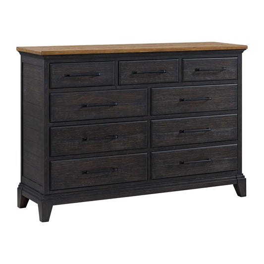 Picket House Furnishings -  Johnshaven  Dresser in Espresso & Brown - B-16670-5-DR view 1