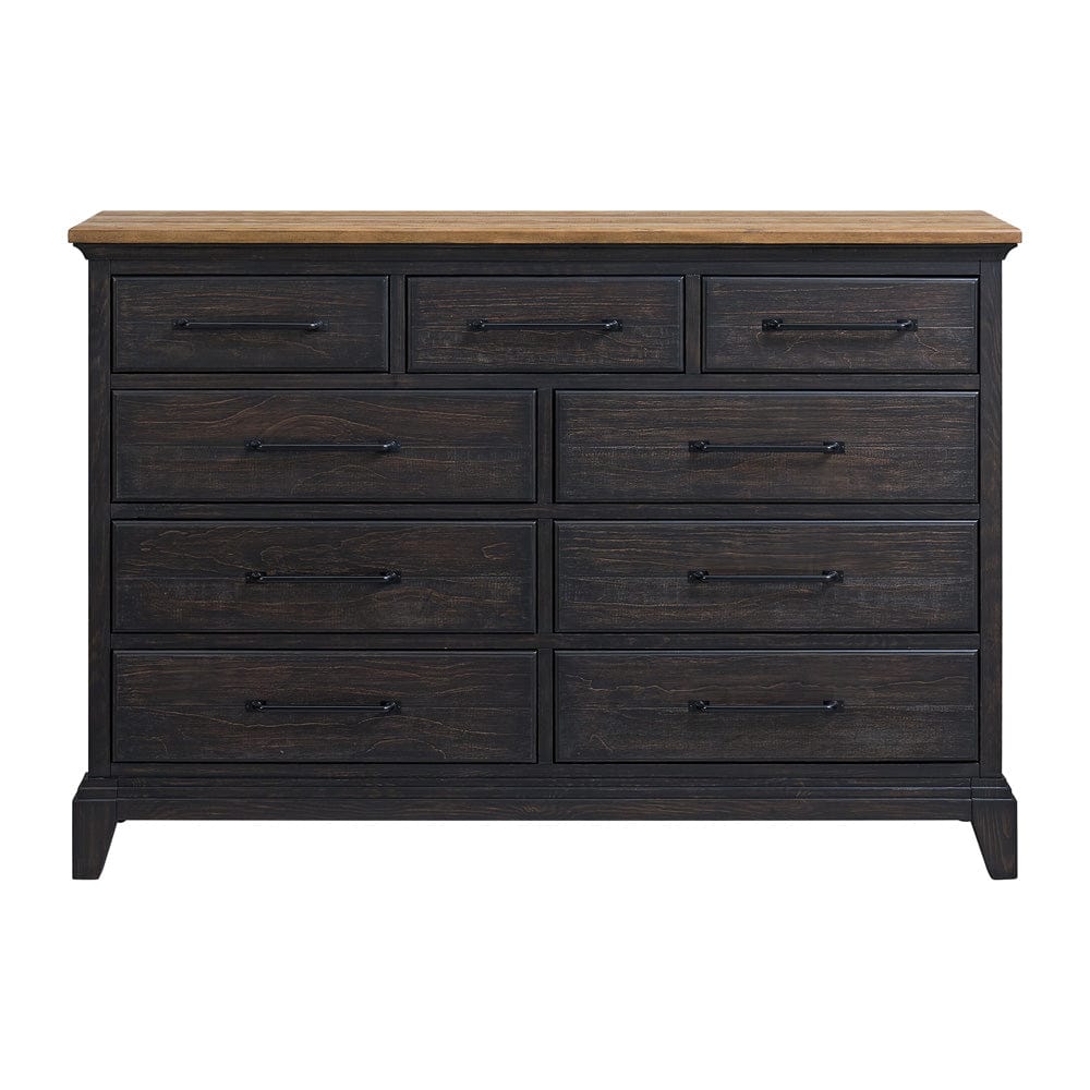 Picket House Furnishings -  Johnshaven  Dresser in Espresso & Brown - B-16670-5-DR view 2