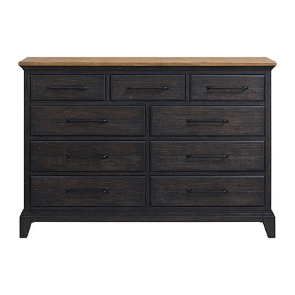 Picket House Furnishings -  Johnshaven  Dresser in Espresso & Brown - B-16670-5-DR view 2