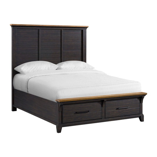 Picket House Furnishings -  Johnshaven  Queen Storage 3PC Bedroom Set in Espresso & Brown - B-16670-5-QSB-3PC view 2