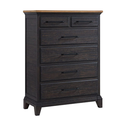 Picket House Furnishings -  Johnshaven  Queen Storage 5PC Bedroom Set in Espresso & Brown - B-16670-5-QSB-5PC view 4