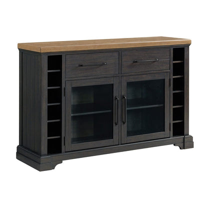 Picket House Furnishings -  Johnshaven Server in Espresso and Brown - D-16670-8-SV view 1