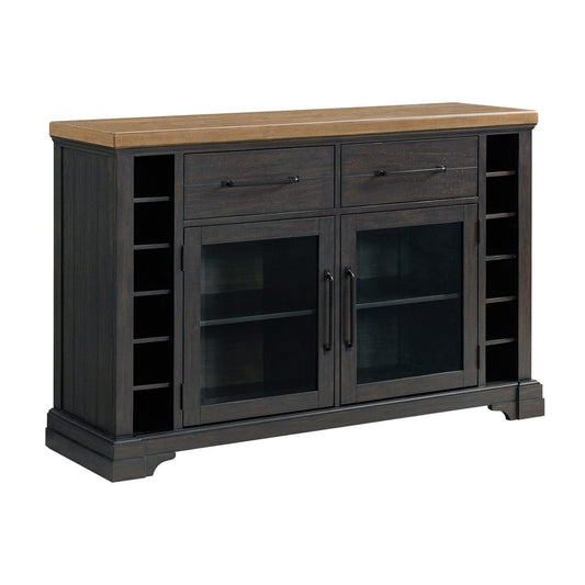 Picket House Furnishings -  Johnshaven Server in Espresso and Brown - D-16670-8-SV view 1
