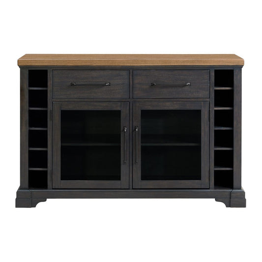 Picket House Furnishings -  Johnshaven Server in Espresso and Brown - D-16670-8-SV view 2