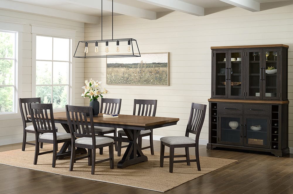 Picket House Furnishings -  Johnshaven Server in Espresso and Brown - D-16670-8-SV view 5