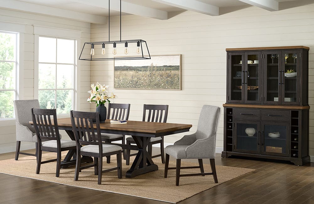 Picket House Furnishings -  Johnshaven Server in Espresso and Brown - D-16670-8-SV view 7