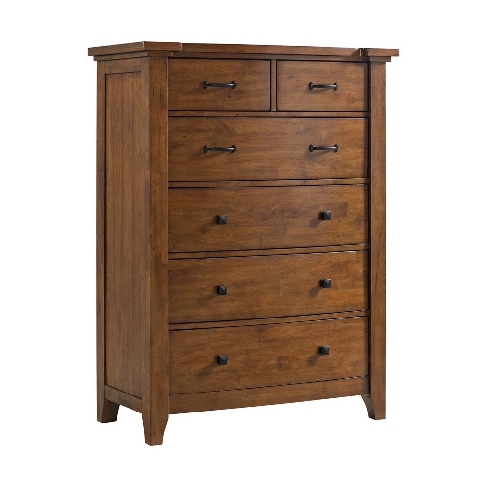 Picket House Furnishings - Joseph 6-Drawer Chest in Chestnut - B-15580-5-CH veiw 1