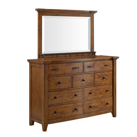 Picket House Furnishings - Joseph King Sleigh Storage 5PC Bedroom Set in Chestnut - B-15580-5-KSB-5PC veiw 2