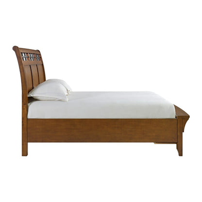 Picket House Furnishings - Joseph King Sleigh Storage Bed in Chestnut - B-15580-5-KSB view 3