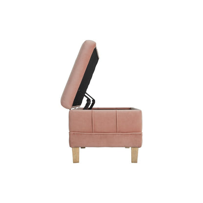 Picket House Furnishings - Jude Tufted Storage Ottoman In Blush - UCB1812001WWE veiw 5