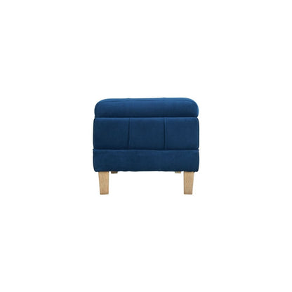 Picket House Furnishings - Jude Tufted Storage Ottoman In Cobalt - UCB1815001WWE veiw 4