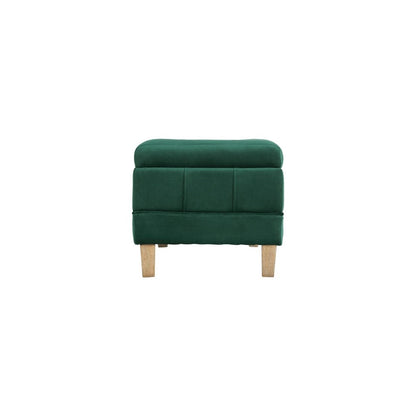 Picket House Furnishings - Jude Tufted Storage Ottoman In Evergreen - UCB1816001WWE veiw 4