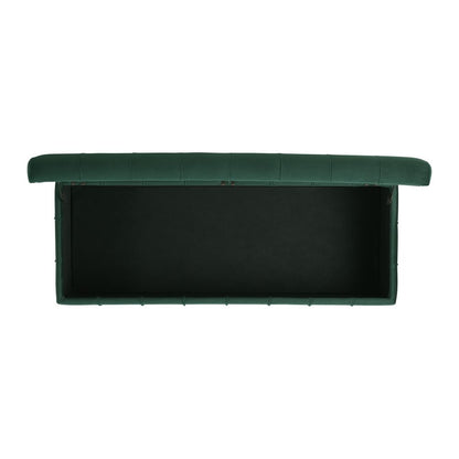 Picket House Furnishings - Jude Tufted Storage Ottoman In Evergreen - UCB1816001WWE veiw 7