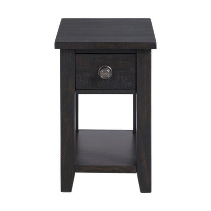 Picket House Furnishings - Kahlil 1-Drawer Chairside Table with USB - TKN100CTP veiw 1