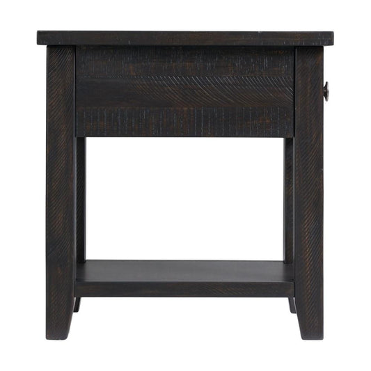Picket House Furnishings - Kahlil 1-Drawer Chairside Table with USB - TKN100CTP veiw 2