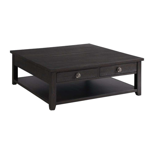 Picket House Furnishings - Kahlil Square Coffee Table in Espresso - TKN100CTSQ veiw 1