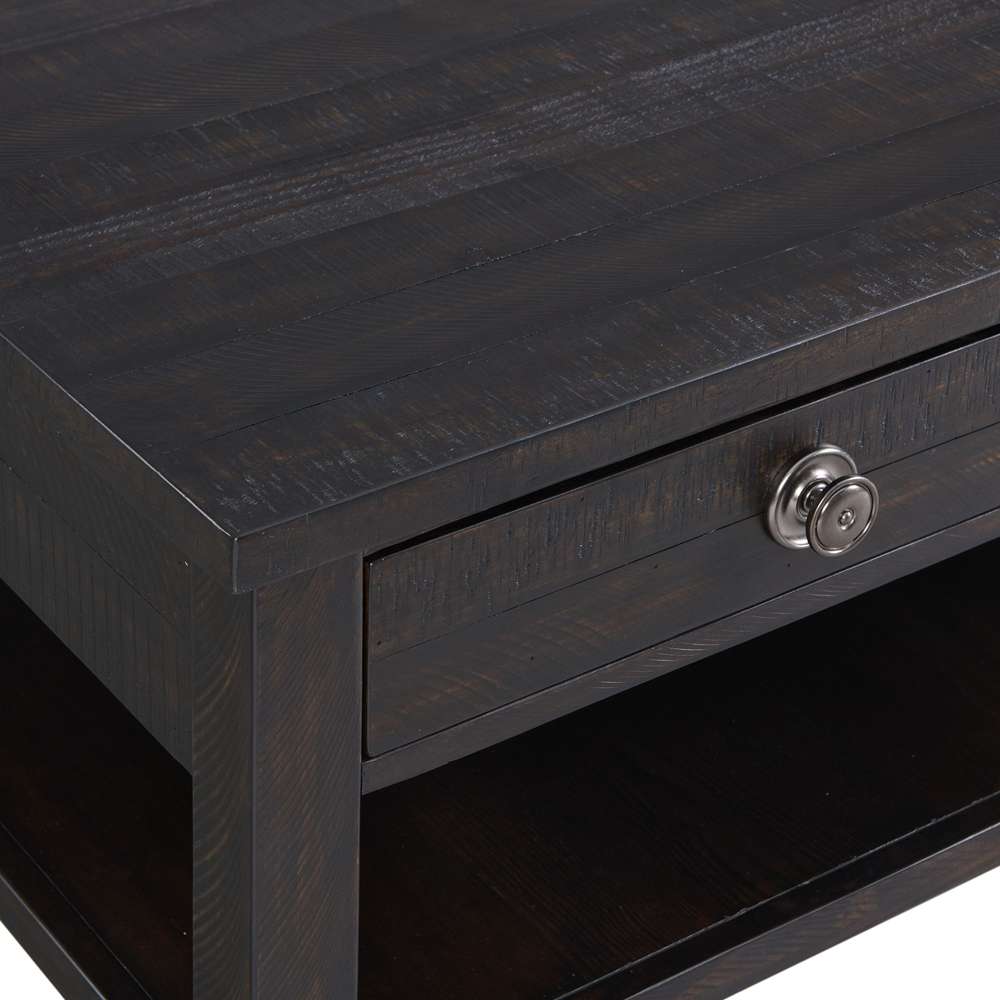 Picket House Furnishings - Kahlil Square Coffee Table in Espresso - TKN100CTSQ veiw 5