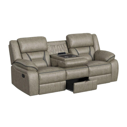 Picket House Furnishings -  Kaoru 2PC Living Room Set in Corral Grey-Sofa & Loveseat - U-8490-9760-SL-2PC veiw 3