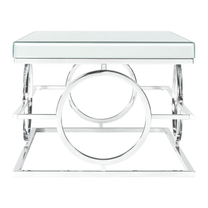 Picket House Furnishings - Katie 2PC Occasional Table Set in Chrome - CTPL1002PC veiw 3