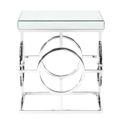 Picket House Furnishings - Katie 2PC Occasional Table Set in Chrome - CTPL1002PC veiw 5