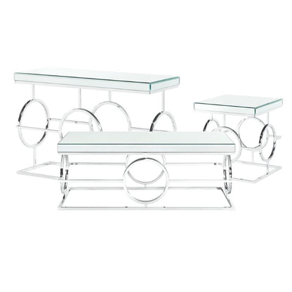 Picket House Furnishings - Katie 3PC Occasional Table Set in Chrome - CTPL1003PC veiw 1