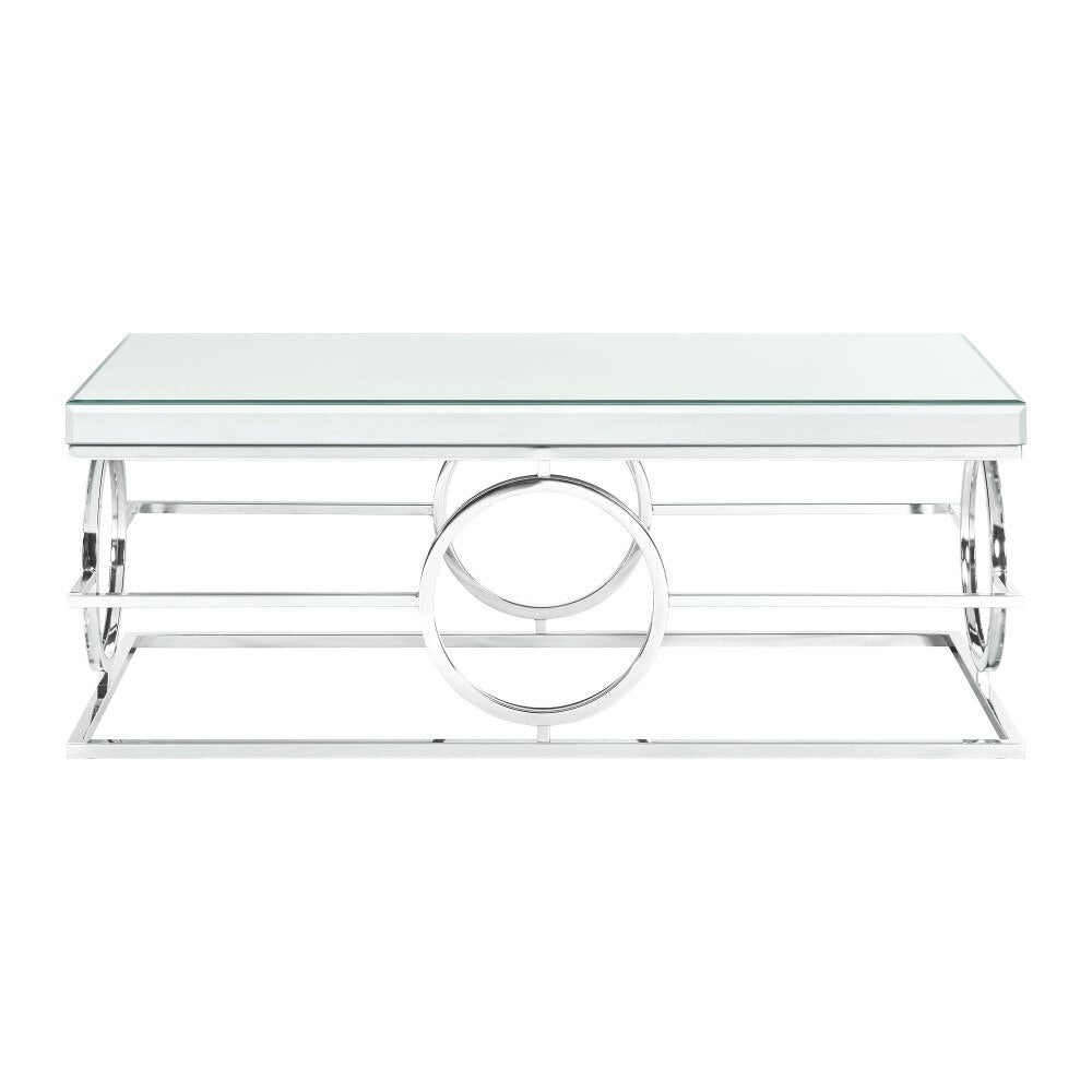 Picket House Furnishings - Katie 3PC Occasional Table Set in Chrome - CTPL1003PC veiw 2