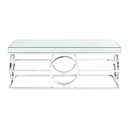 Picket House Furnishings - Katie 3PC Occasional Table Set in Chrome - CTPL1003PC veiw 2