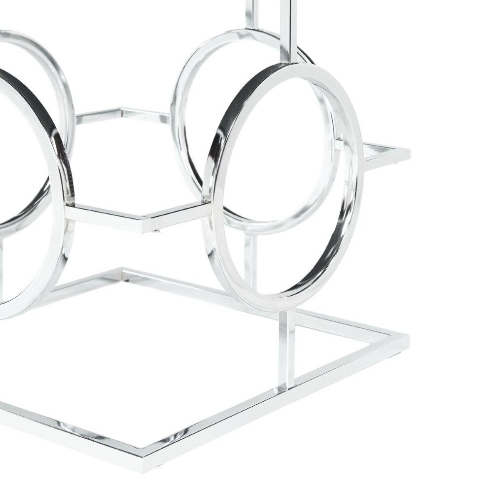Picket House Furnishings - Katie 3PC Occasional Table Set in Chrome - CTPL1003PC veiw 6