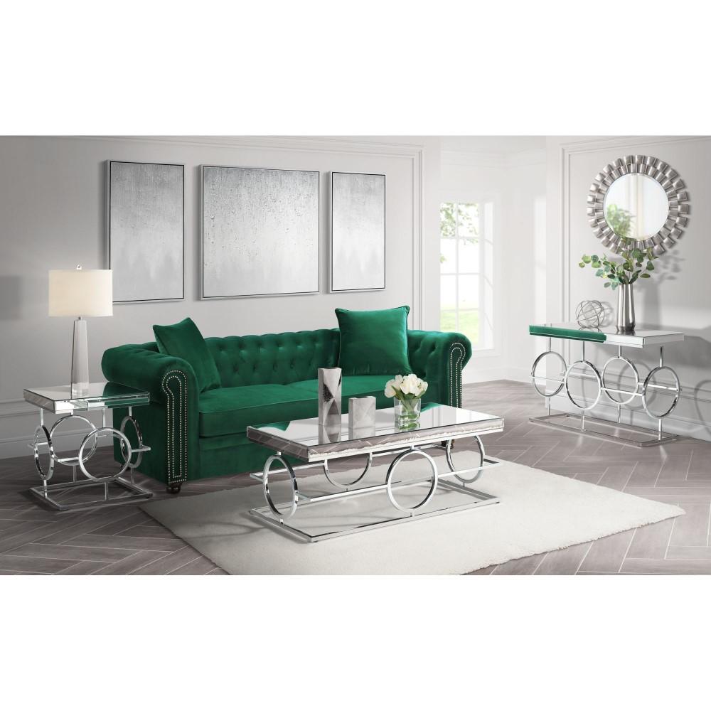 Picket House Furnishings - Katie 3PC Occasional Table Set in Chrome - CTPL1003PC veiw 7